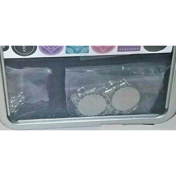 Link Bracelet Kit DIY Silver Blank Modern Colorful - Picture 5 of 6